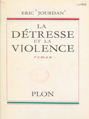 cover image of La détresse et la violence